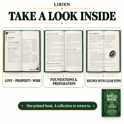 LIRIEN™ — The Spell Book for Witches (Hardcover Edition)