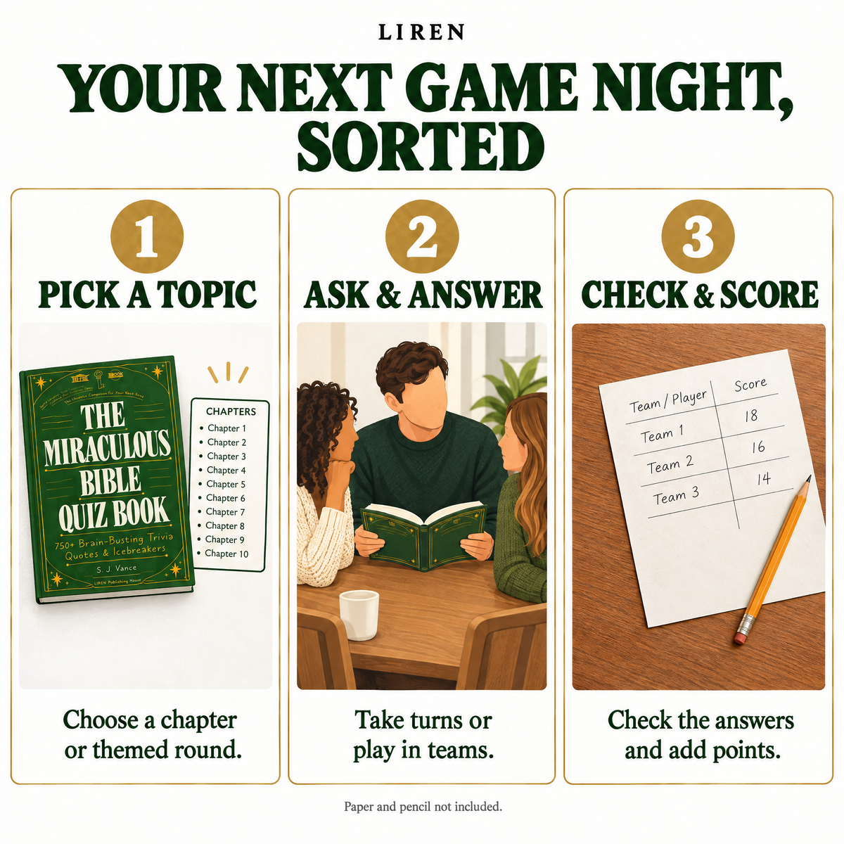 LIREN™ — Bible Quiz Book