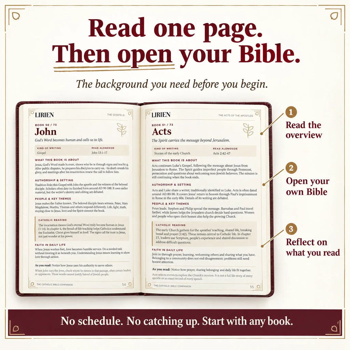 Lirien™ Catholic Bible Companion