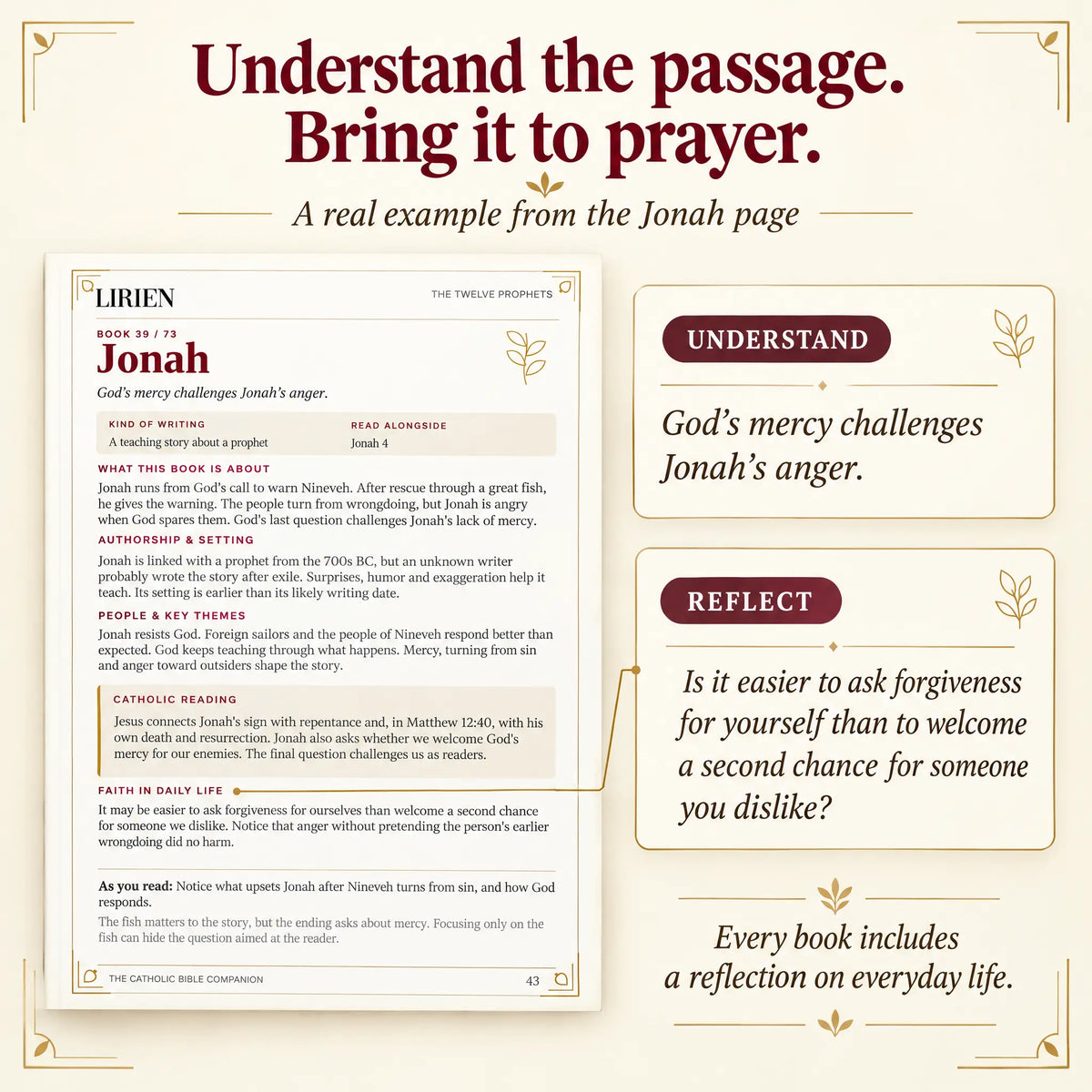 Lirien™ Catholic Bible Companion